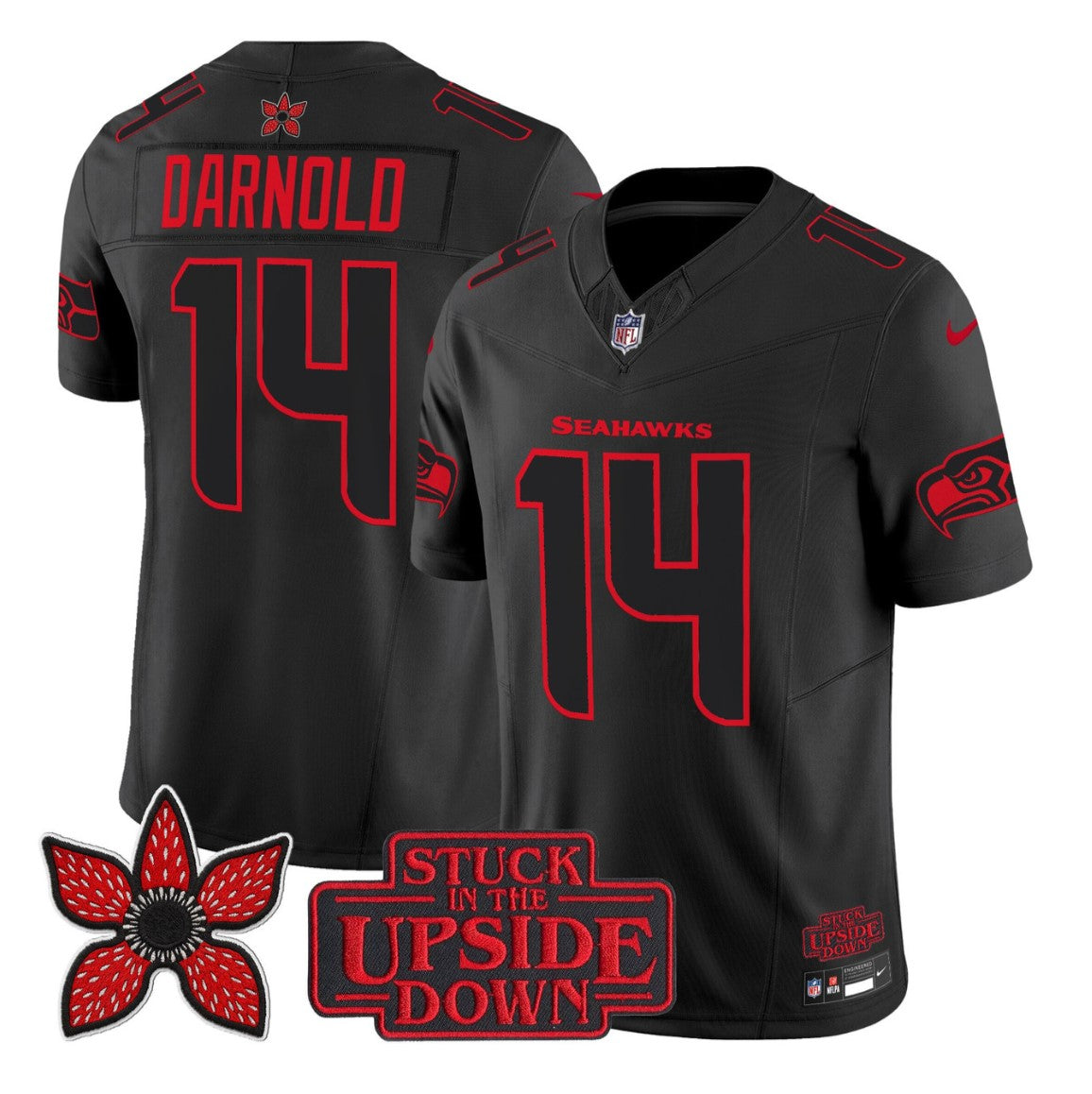 Sam Darnold Jersey #14 Stranger Things Edition Football Vapor Limited Stitched