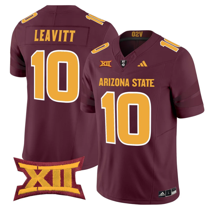 Sam Leavitt Jersey #10 Arizona State Sun Devils 2025 Vapor Stitched