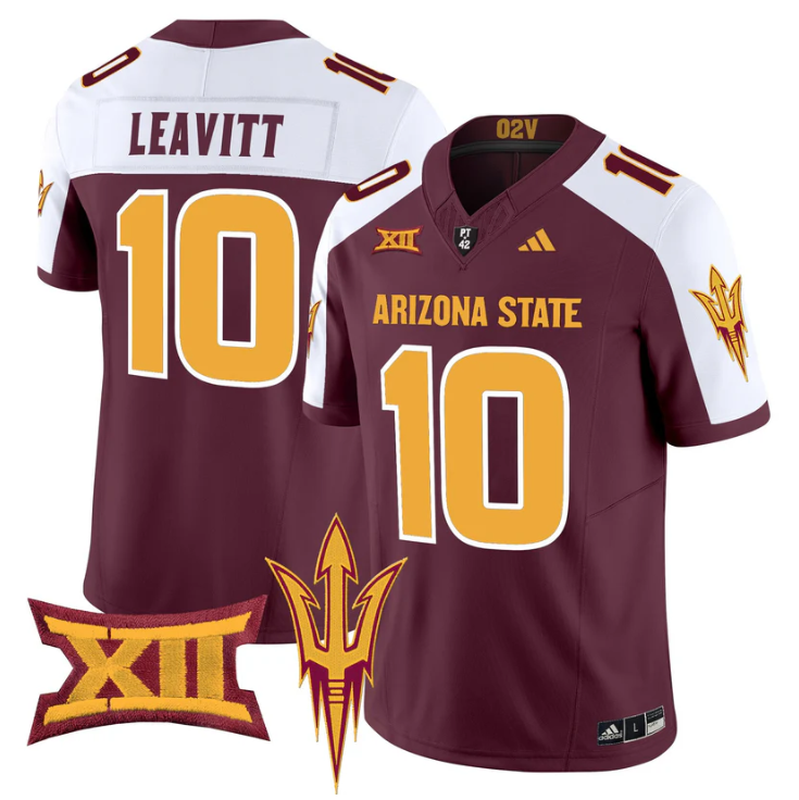 Sam Leavitt Jersey #10 Arizona State Sun Devils 2025 Vapor Stitched