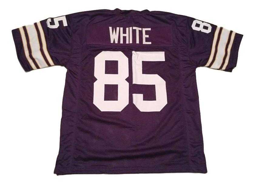 Sammy White CUSTOM STITCHED Unsigned Football Jersey Purple