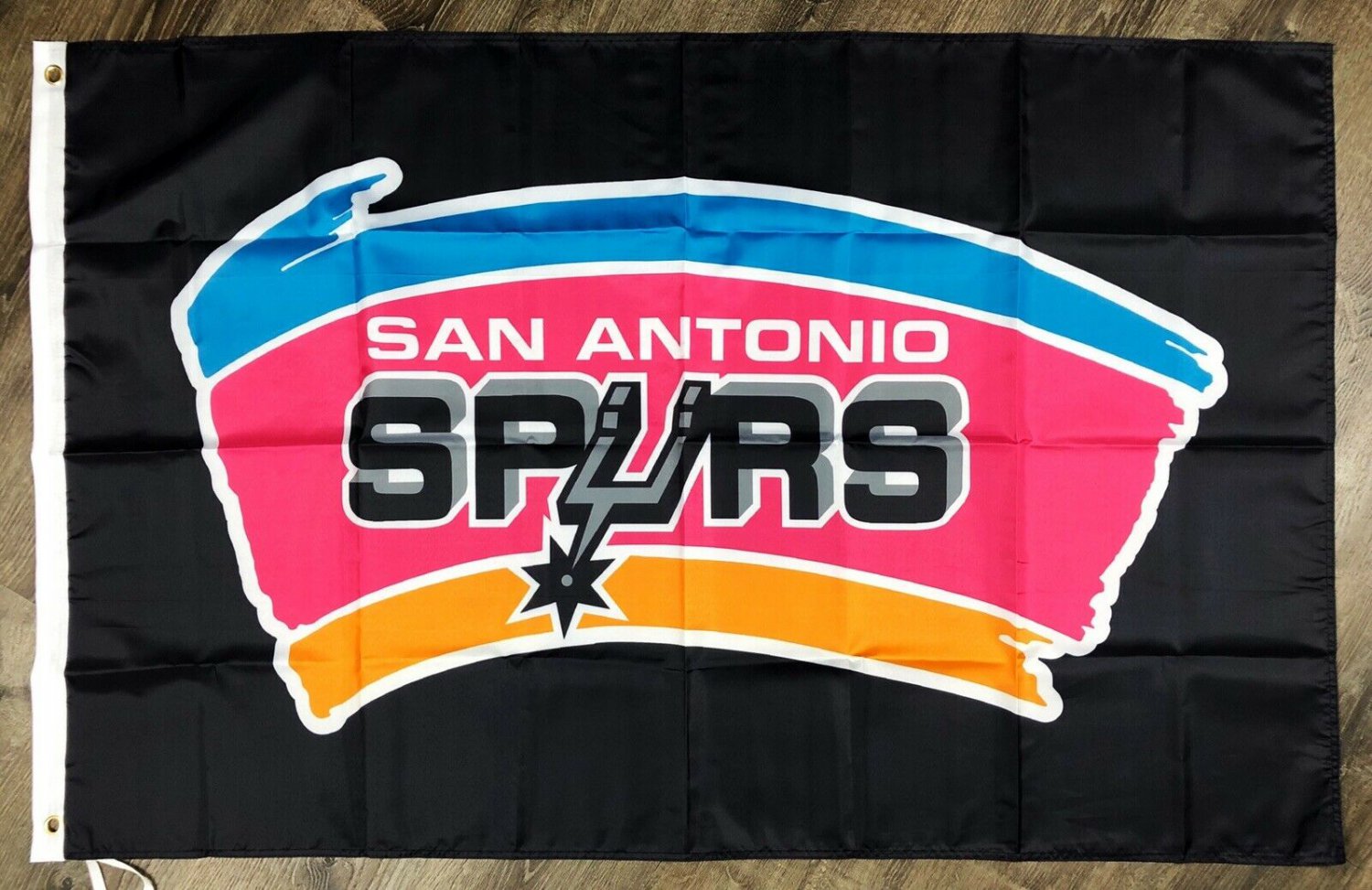 San Antonio Spurs Basketball Flag 3x5 ft Sports Banner Man-Cave Garage New