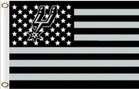 San Antonio Spurs Flag 3X5Ft Polyester Banner USA Digital Print