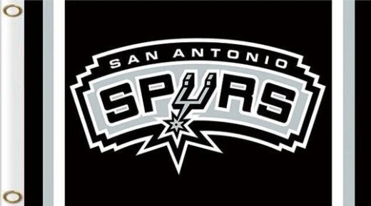 San Antonio Spurs Team Flag 3X5Ft Polyester Banner USA Digital Print