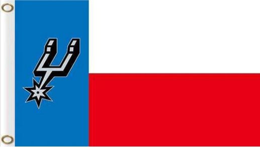 San Antonio Spurs Team US Sport Basketball Flag 3X5Ft Polyester Banner USA Digital Print