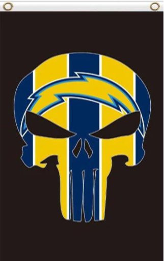 San Diego Chargers Digital Vertical Flag 3X5 Ft Polyester Banner USA 90x150cm