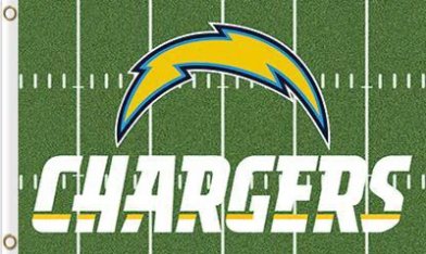 San Diego Chargers Green Flag 3X5 Ft Polyester Banner USA 90x150cm
