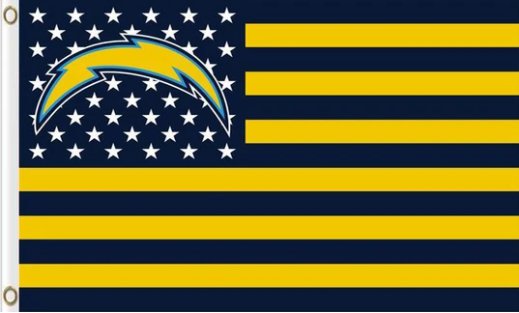 San Diego Chargers Team Flag 3X5 Ft Polyester Banner USA 90x150cm