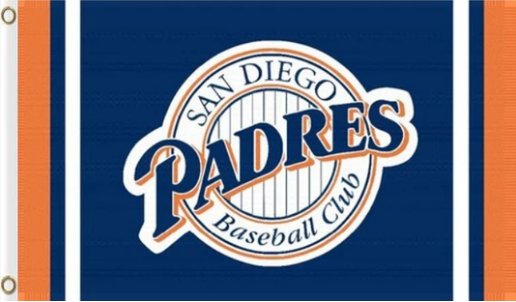 San Diego Padres Baseball US Sport Flag 3X5Ft Banner USA Polyester with Brass Grommets