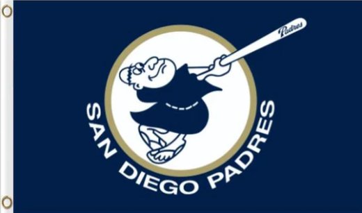 San Diego Padres Flying Flag 3X5Ft Banner USA Polyester with Brass Grommets
