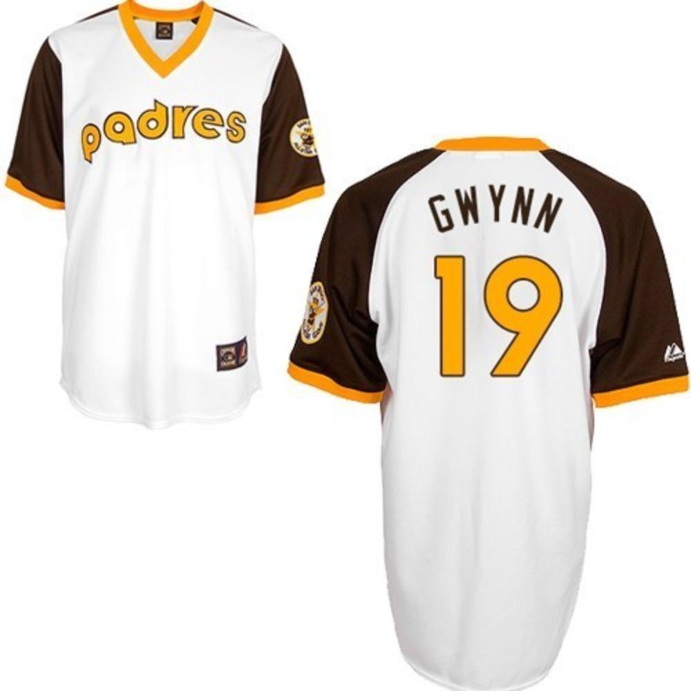 San Diego Padres Tony Gwynn White Throwback Pullover Jersey