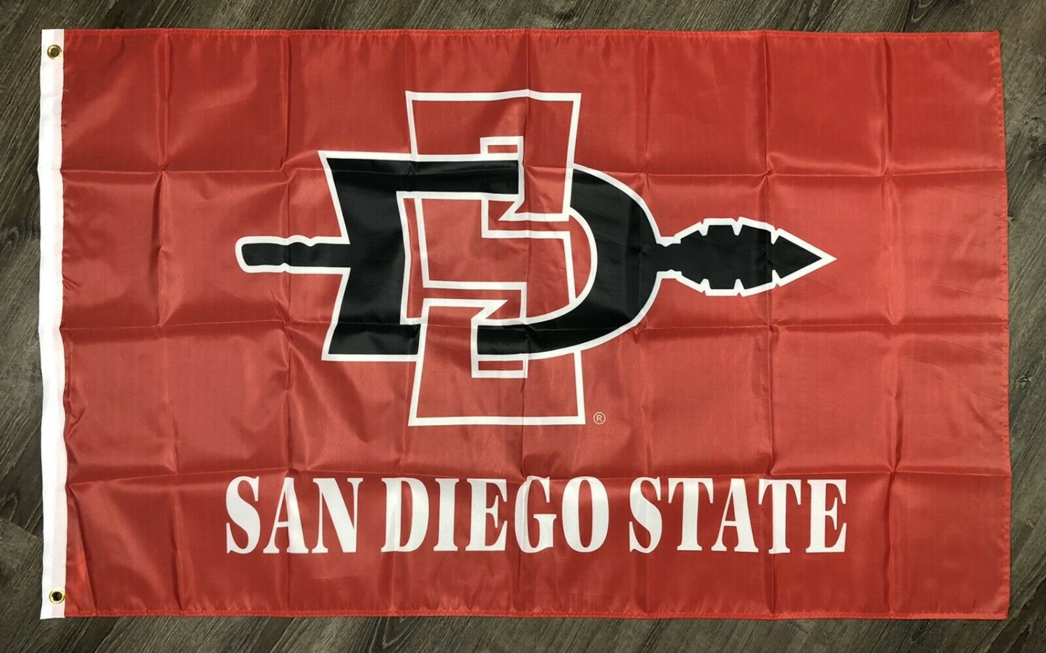 San Diego State University Aztecs SDSU Flag 3x5 ft Red College Banner