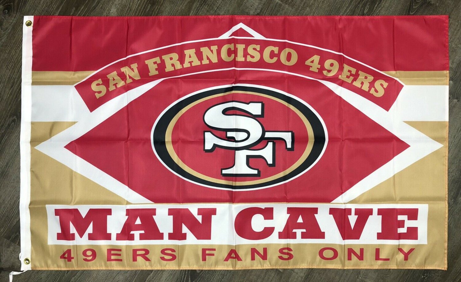 San Francisco 49ers Man-Cave Football Flag 3x5 ft Football Sports Banner New