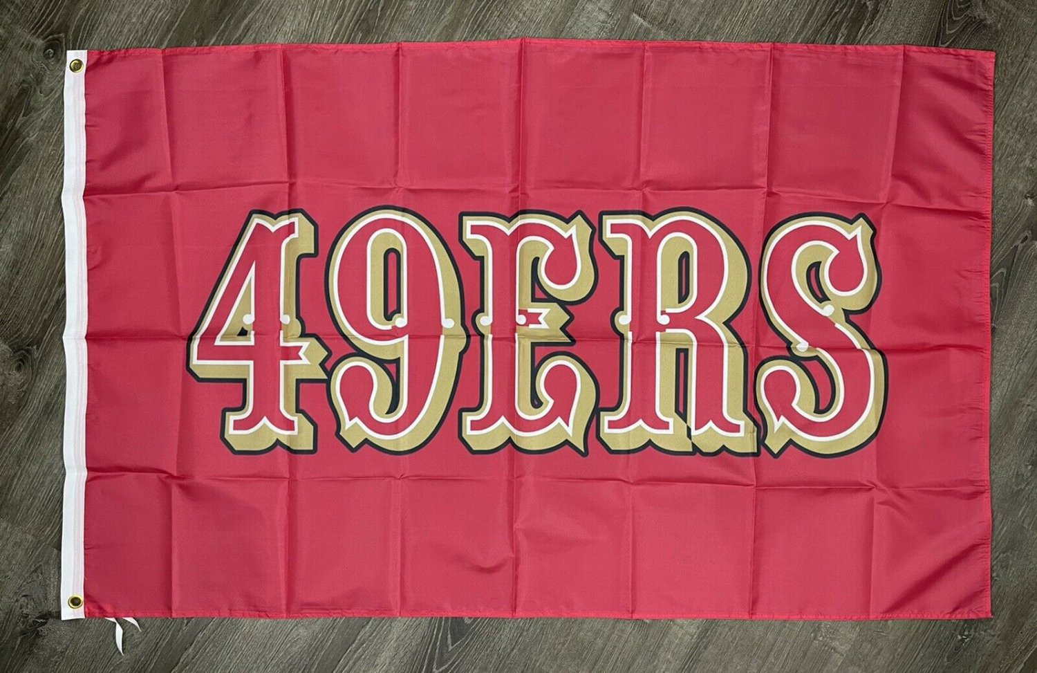 San Francisco 49ers Retro Flag 3x5 ft Sports Red Banner Man-Cave Garage Bar
