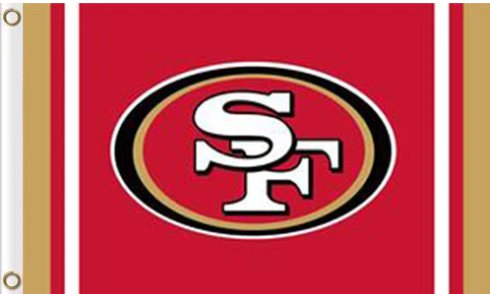 San Francisco 49ers Sport US Flag 3X5 Ft Polyester Banner USA 90x150cm