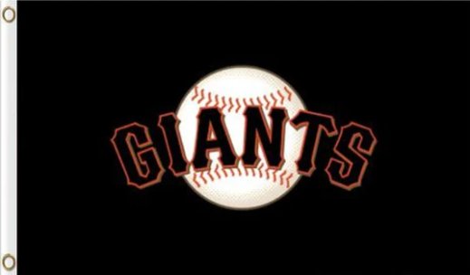 San Francisco Giants Black Flag 3X5Ft Banner USA Polyester with Brass Grommets