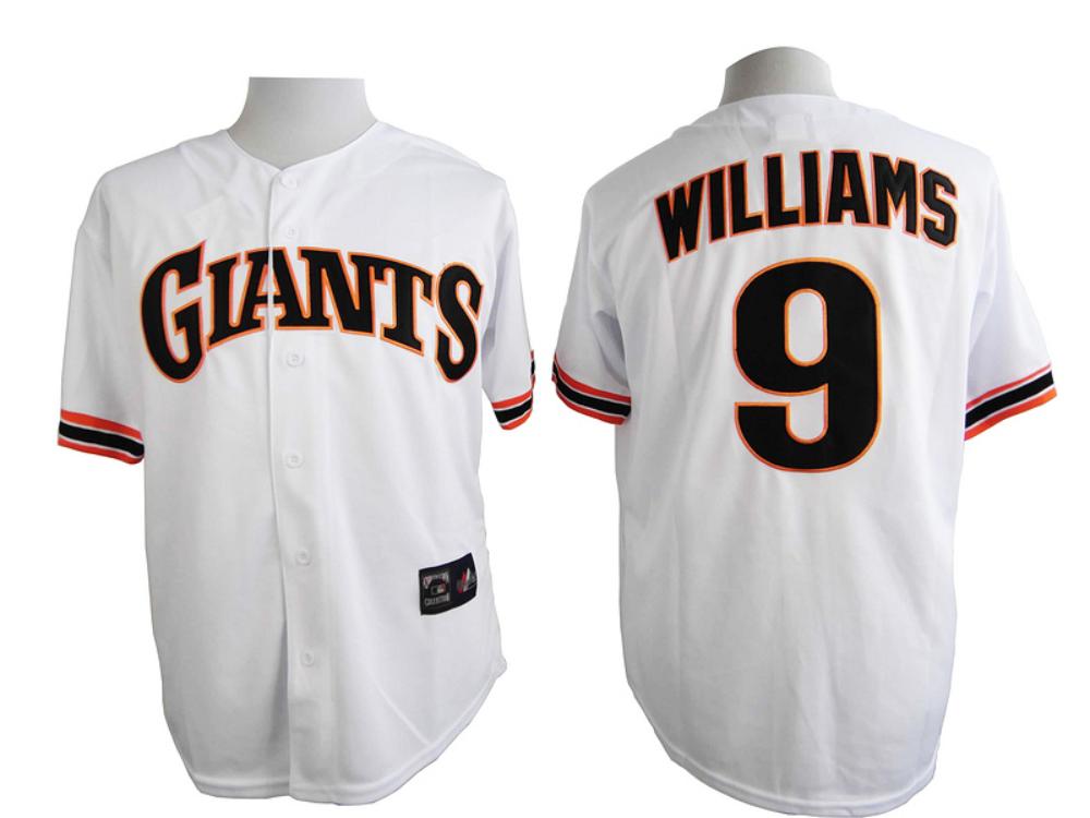 San Francisco Giants Matt Williams White Throwback Jersey
