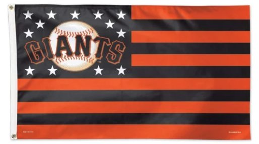 San Francisco Giants Star and Stripes Flag 3X5Ft Banner USA Polyester with Brass Grommets