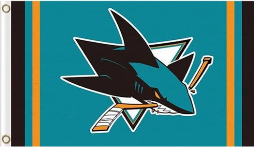 San Jose Sharks Custom Flag 3X5Ft Polyester Digital Print Banner USA