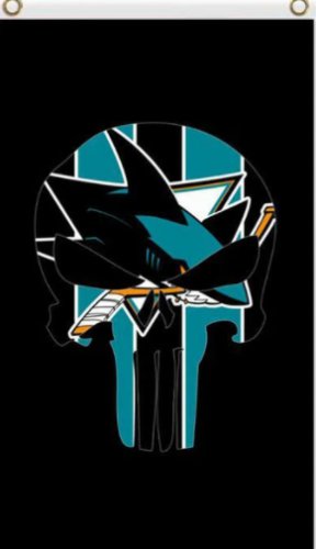 San Jose Sharks Flag 3X5Ft Polyester Digital Print Banner USA