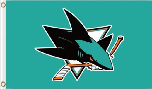 San Jose Sharks US Flag 3X5Ft Polyester Digital Print Banner USA