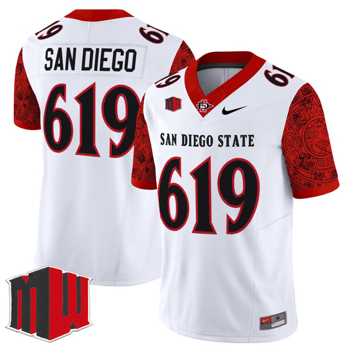 San Diego Jersey #619 San Diego State Aztecs 2025 Limited Stitched