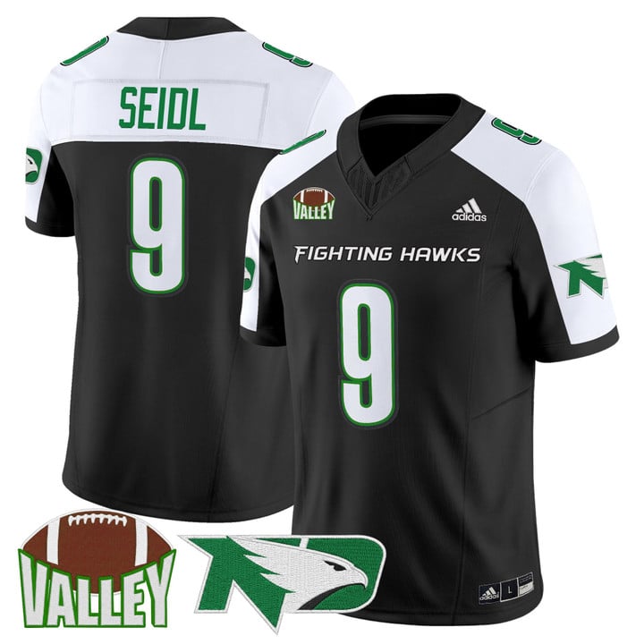 Sawyer Seidl Jersey #9 North Dakota Fighting Hawks 2025 Stitched