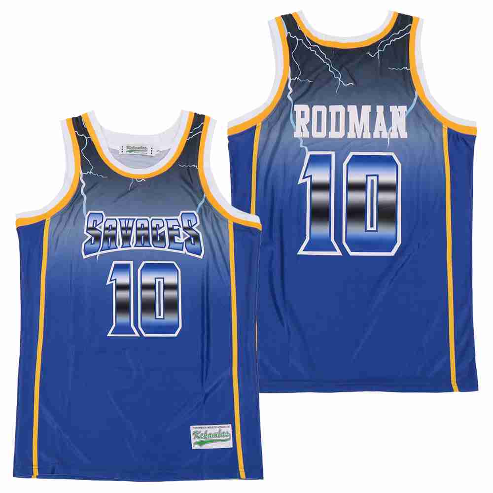 Sayaces #10 Rodman Basketball Jersey