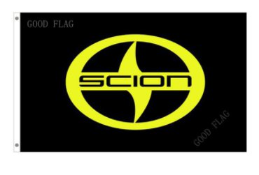 Scion Black Car Racing Flag 3X5 Ft Polyester Banner USA 90x150cm