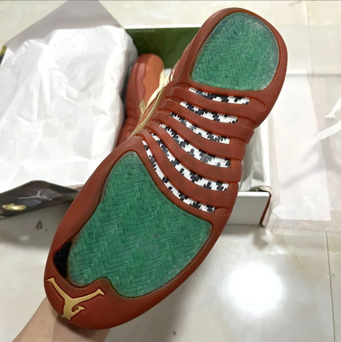 Eastside Golf x Air Jordan 12 Out Of The Clay Shoes Sneakers