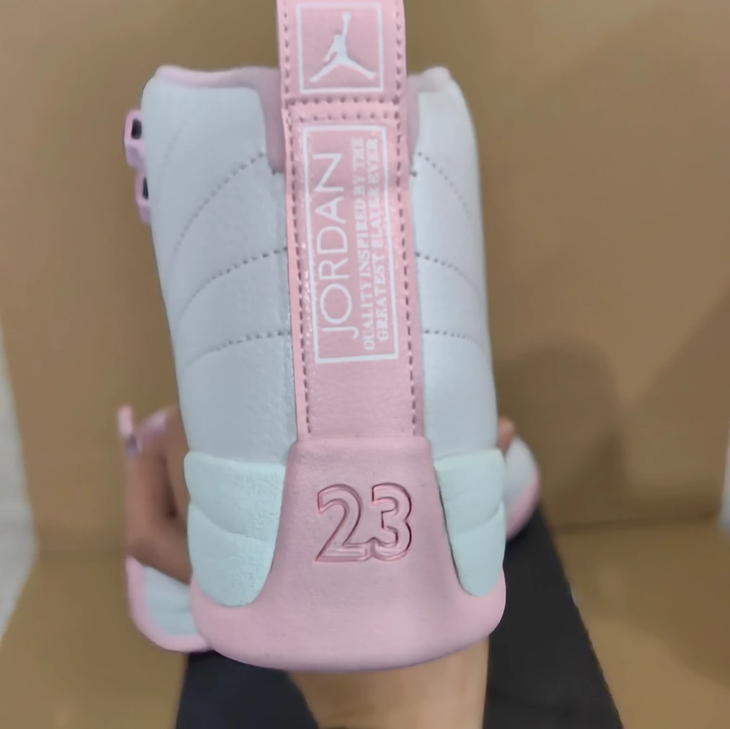 Air Jordan 12 White Pearl Pink Shoes Sneakers