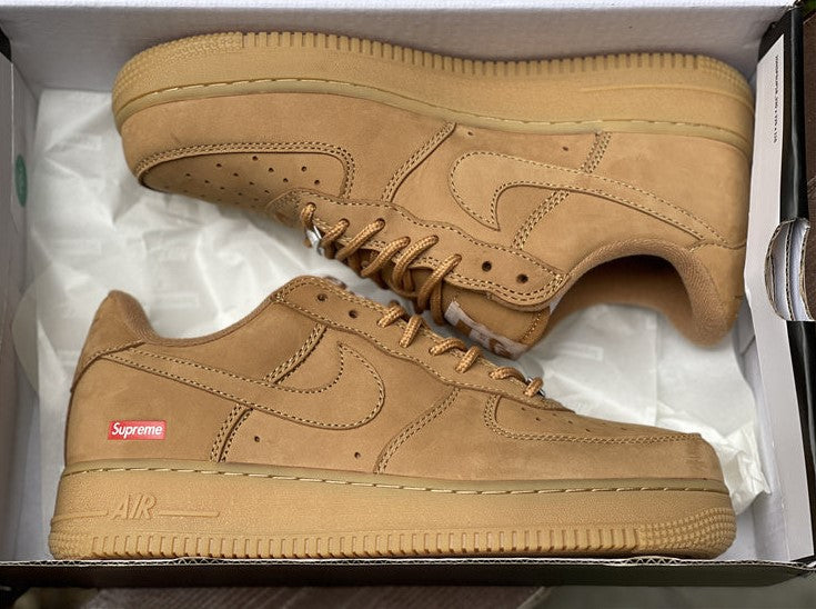 Air Force 1 Low SP Supreme Wheat Shoes Sneakers
