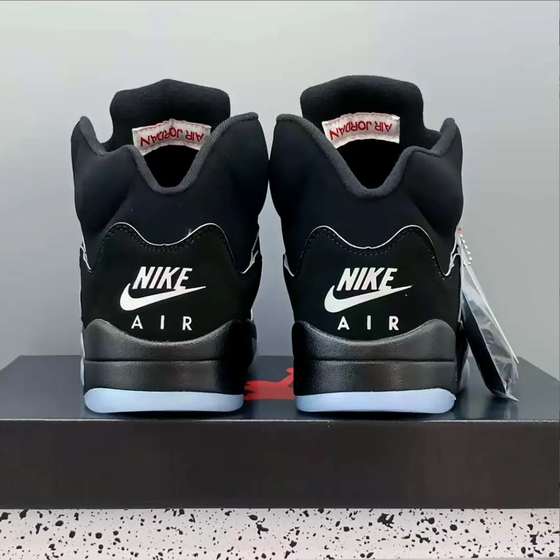 Air Jordan 5 Black Metallic Reimagined Shoes Sneakers