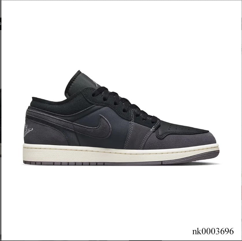 Air Jordan 1 Low Craft Inside Out Black Shoes Sneakers