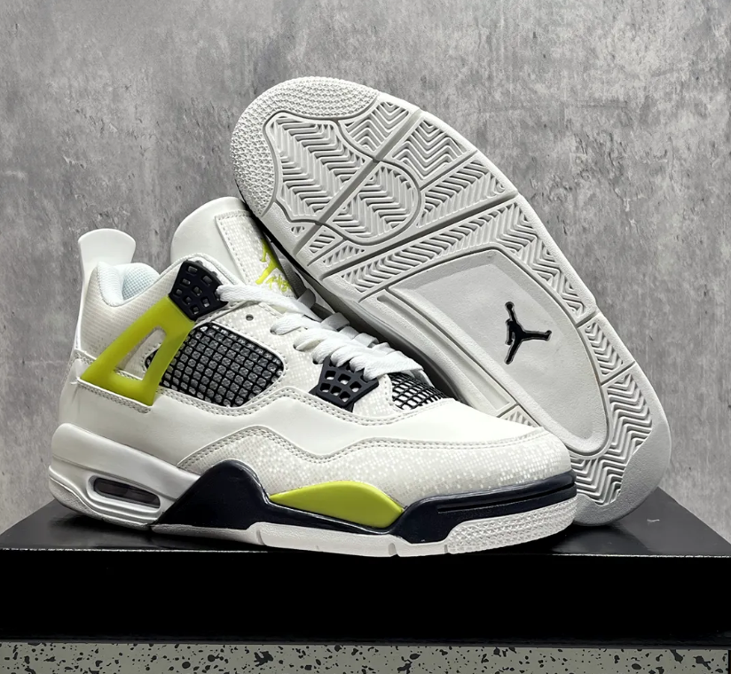 Air Jordan 4 Light Lemon Twist Shoes Sneakers