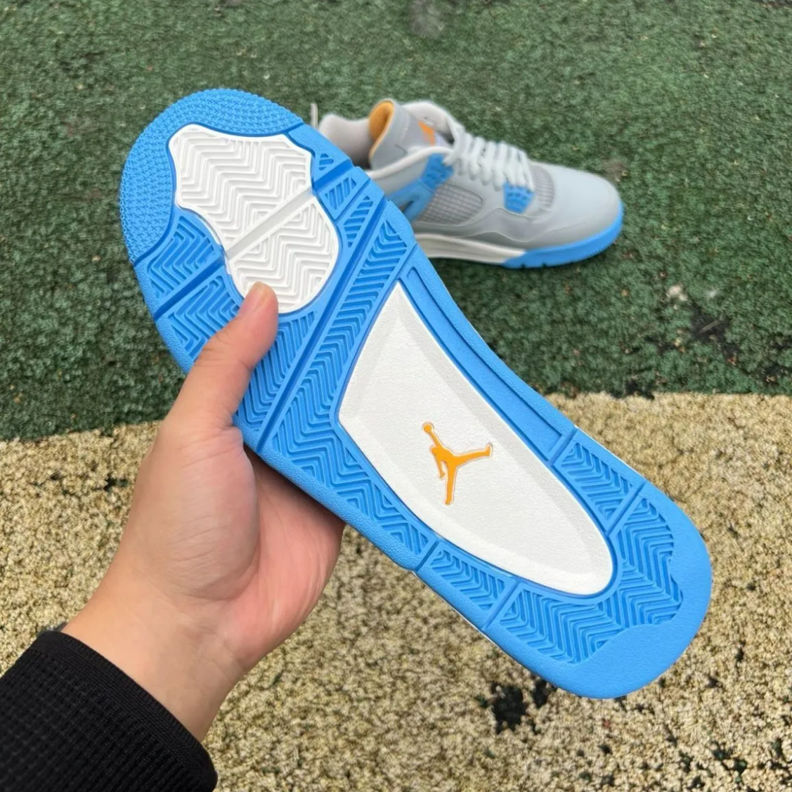 Air Jordan 4 LS Mist Blue Shoes Sneakers