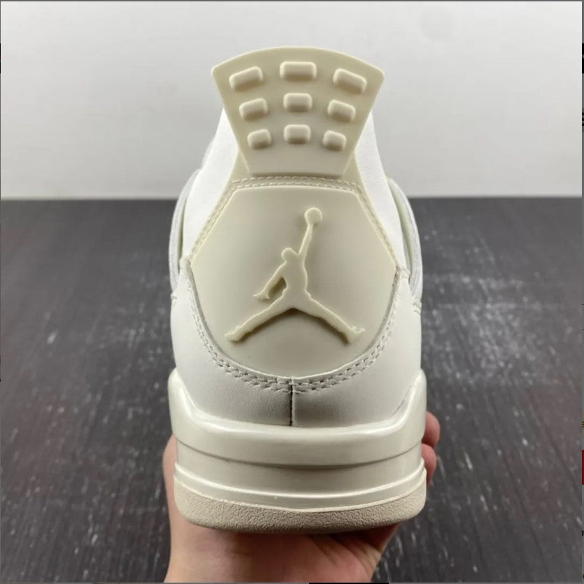 Air Jordan 4 Sail Metallic Gold Shoes Sneakers
