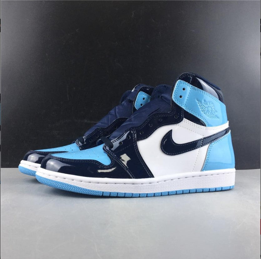 Air Jordan 1 Retro High UNC Patent (W) Shoes Sneakers