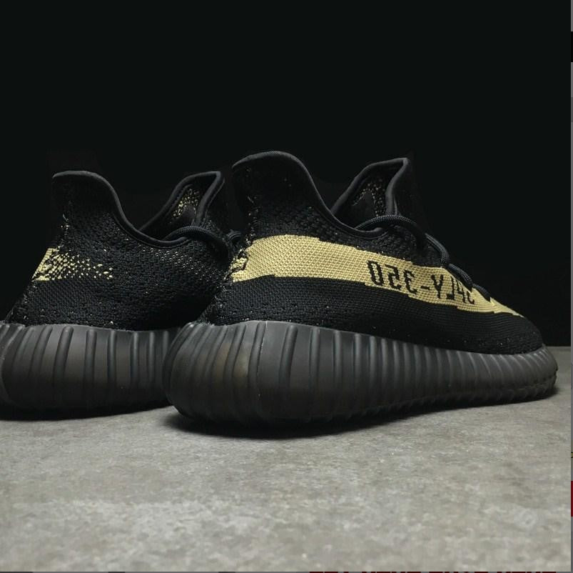 Yeezy Boost 350 V2 Core Black Green Shoes Sneakers