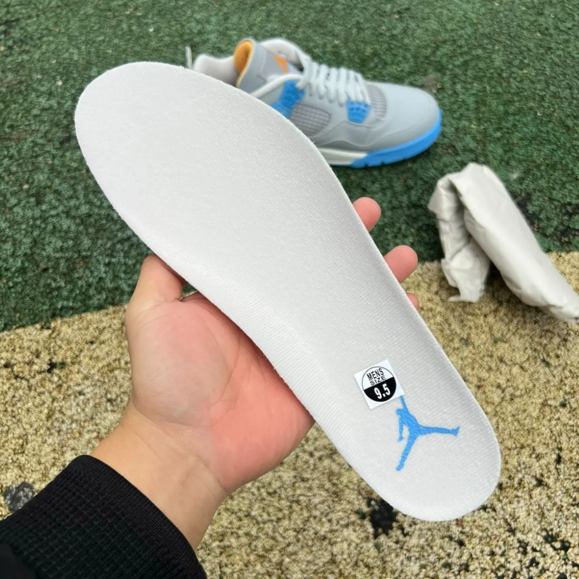 Air Jordan 4 LS Mist Blue Shoes Sneakers