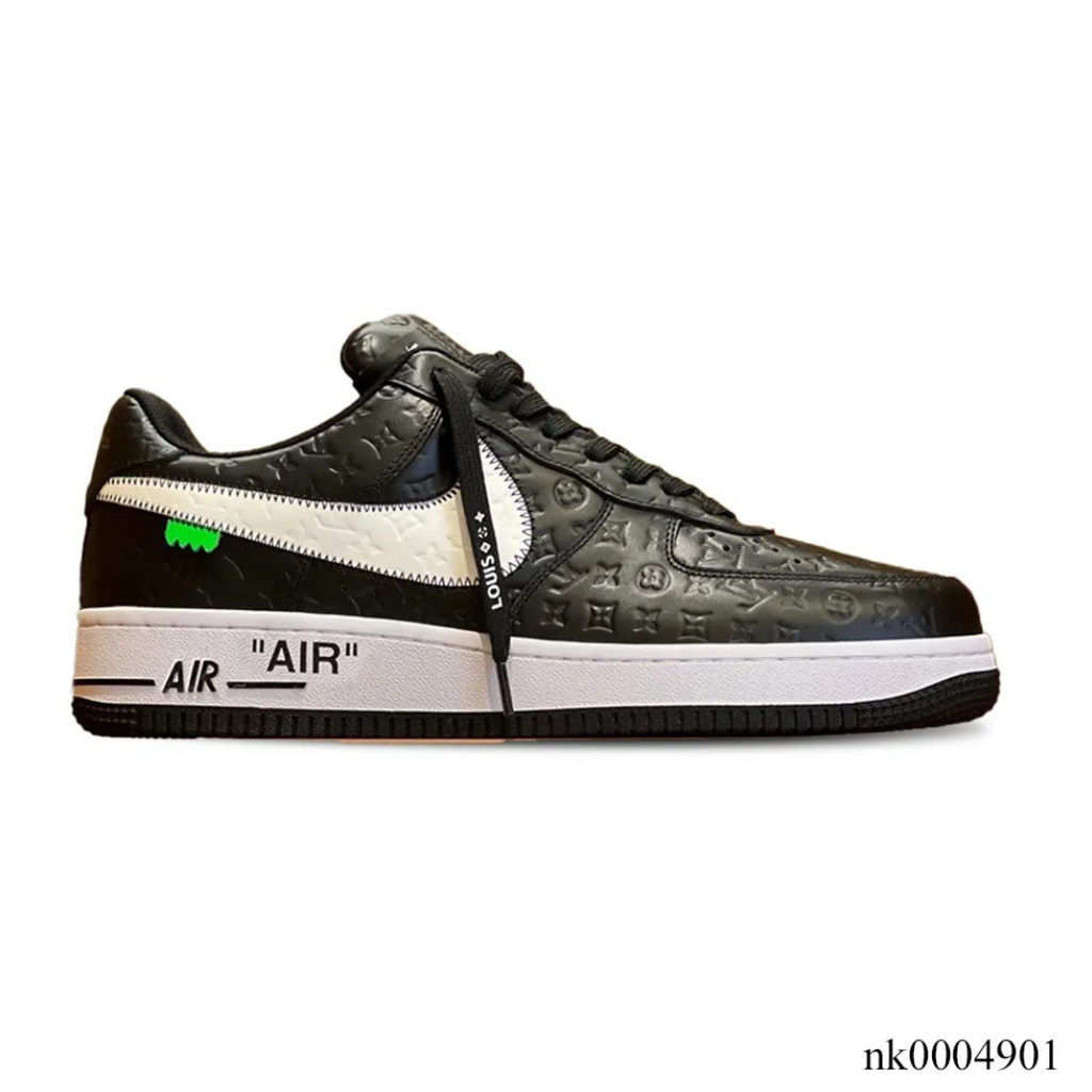 LV x Air Force 1 Friends and Family Black Shoes Sneakers
