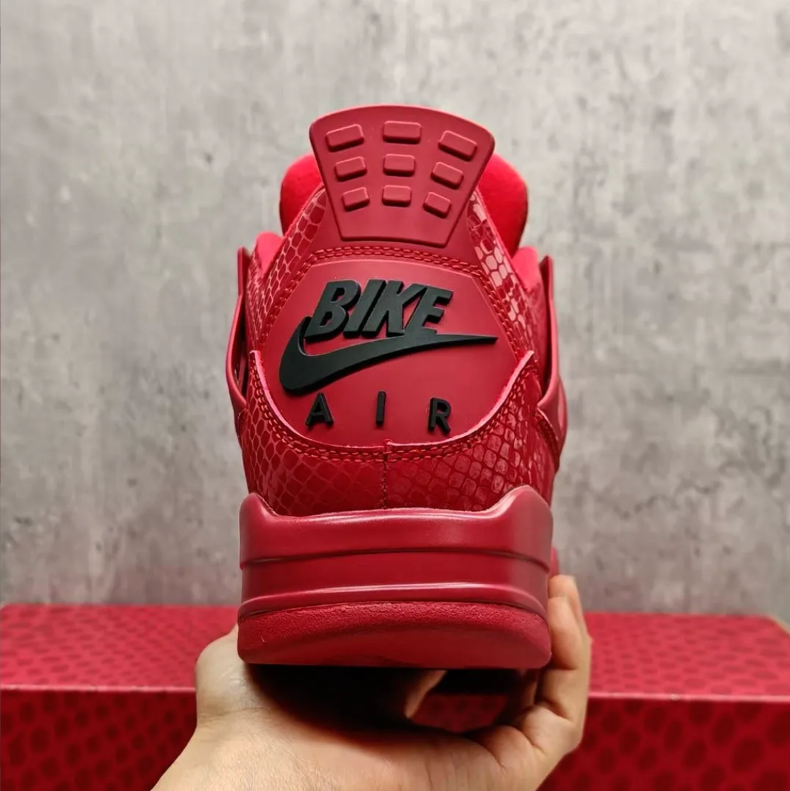 Nigel Sylvester x Air Jordan 4 Red Mamba Shoes Sneakers