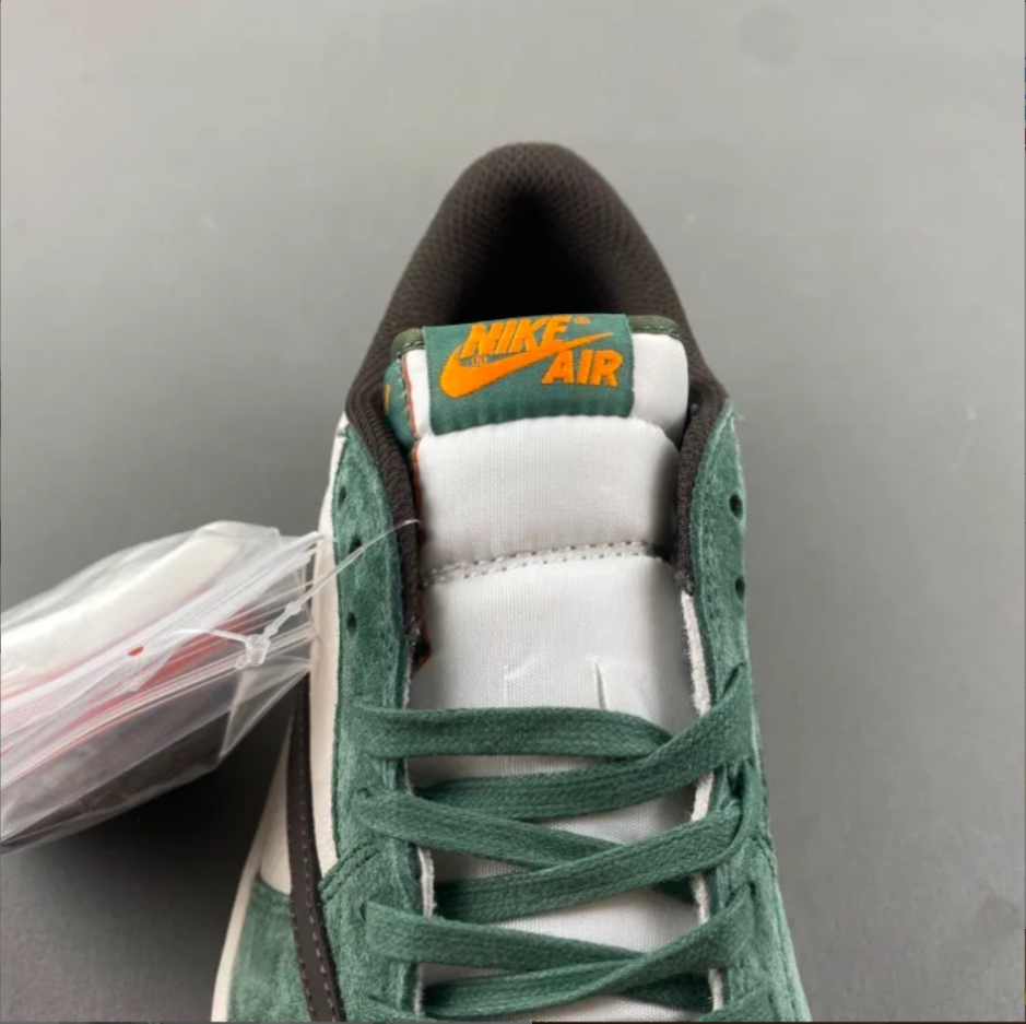 Travis Scott x Air Jordan 1 Low OG SP Green Velvet Shoes Sneakers