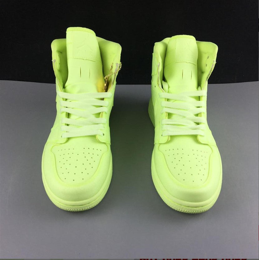 Air Jordan 1 Retro High Barely Volt Shoes Sneakers