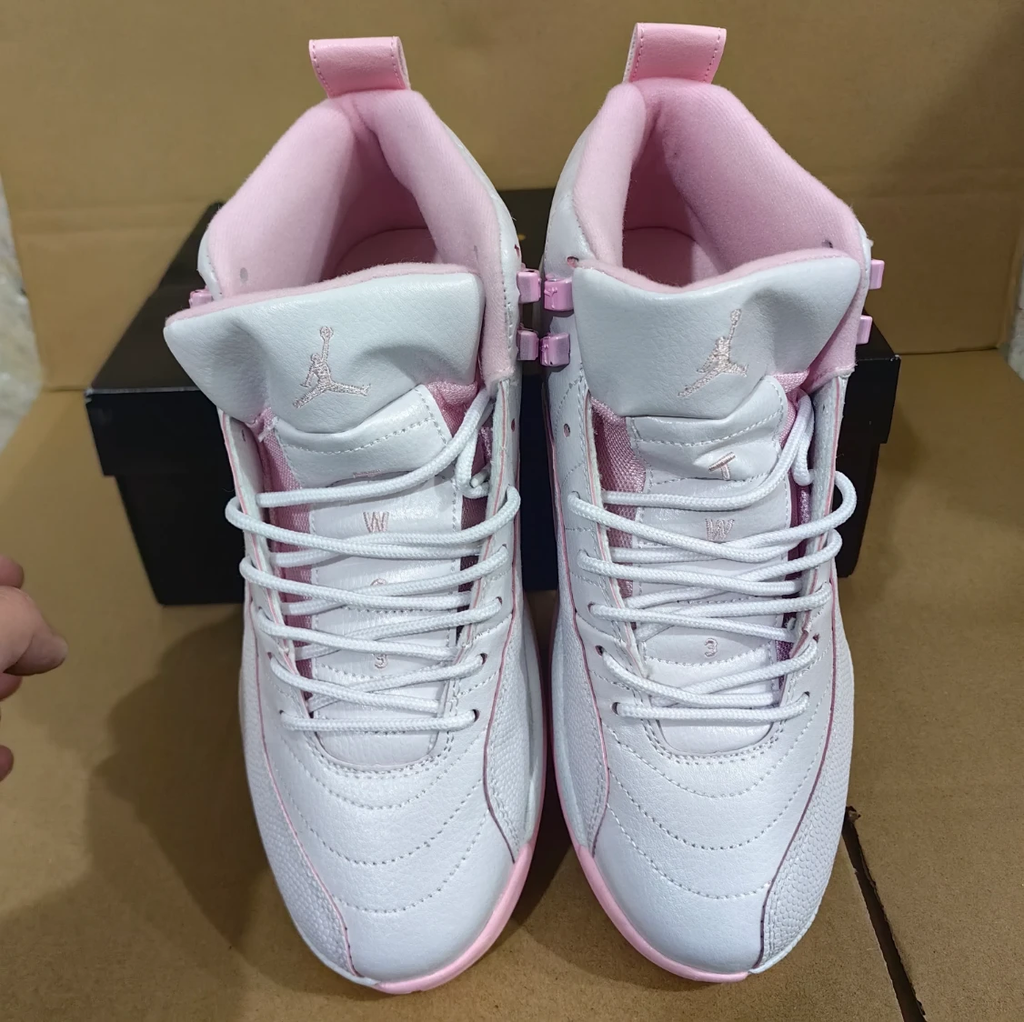 Air Jordan 12 White Pearl Pink Shoes Sneakers