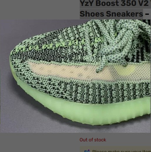 Yeezy Boost 350 V2 Yeezreel (Reflective) Shoes Sneakers