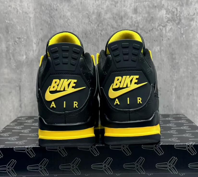 Nigel Sylvester x Kobe Bryant x Air Jordan 4 Thunder Shoes Sneakers