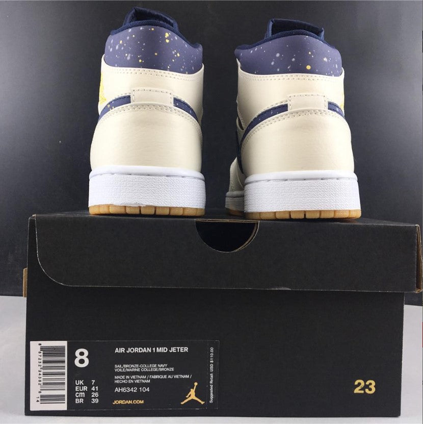 Air Jordan 1 Retro Mid Jeter Shoes Sneakers