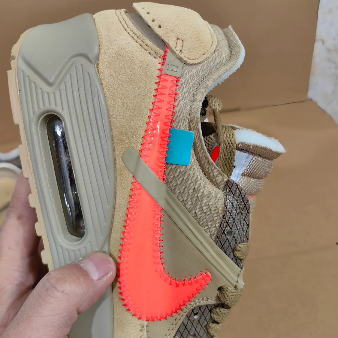 OW x Airforce Max 90 ‘Desert Ore’ Shoes Sneakers