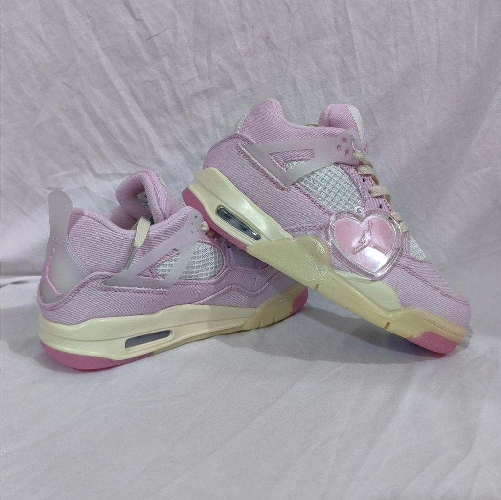 Air Jordan 4 Denim Iced Carmine Shoes Sneakers