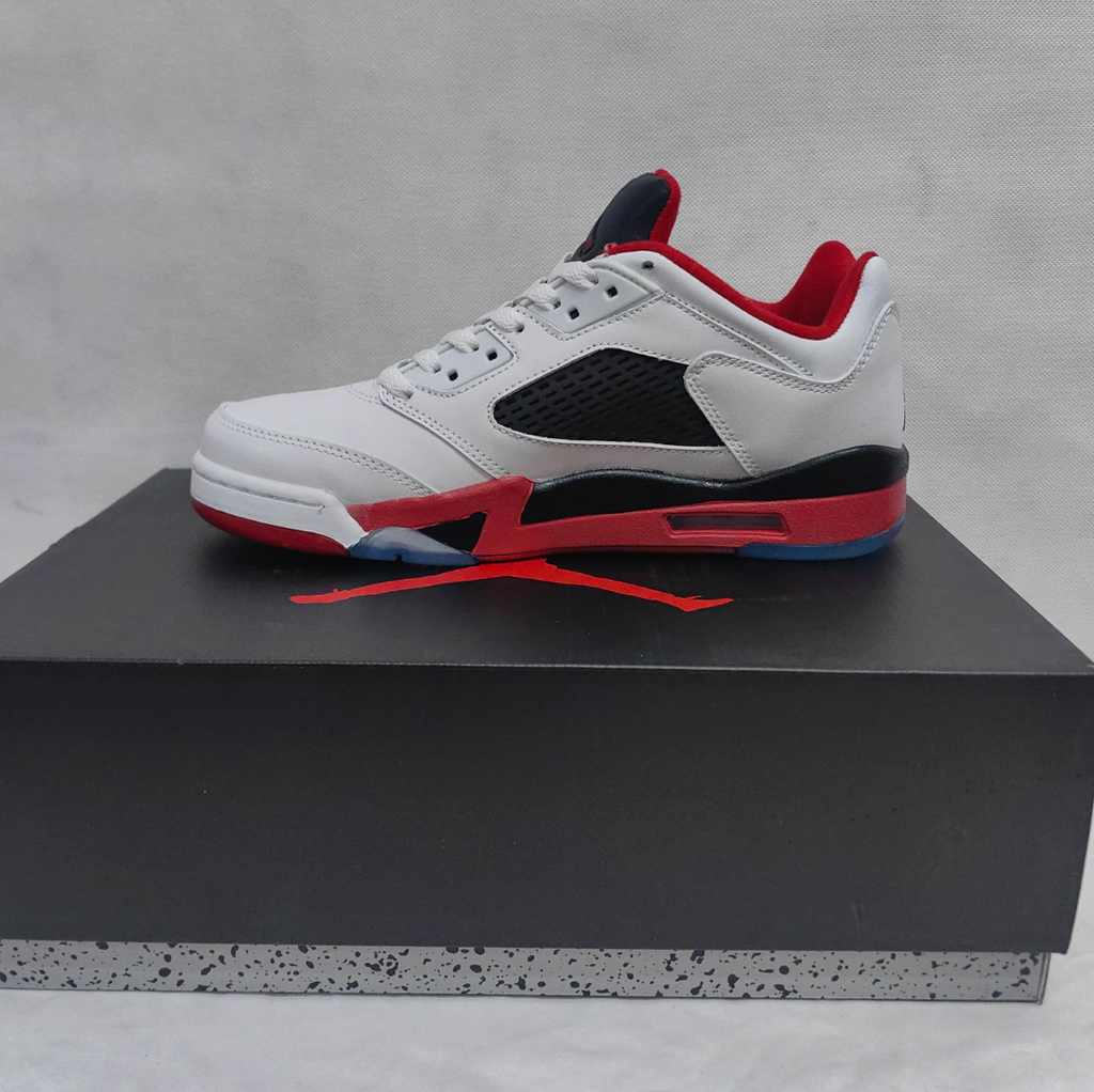 Air Jordan 5 Retro Low Fire Red Shoes Sneakers